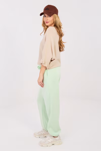 Spodnie Dresowe Model IT-SP-22197.64 Light Green - Italy Moda — zdjęcie 3