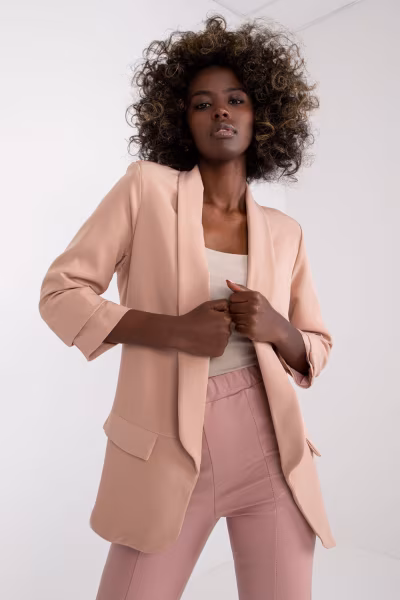 Żakiet Model DHJ-MA-7684.15P Dark Pink - Italy Moda — zdjęcie 1
