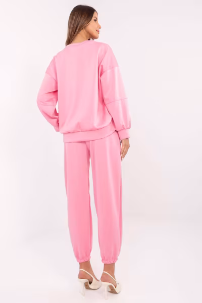 Spodnie Komplet Model MI-KMPL-M5879.86 Pink - Italy Moda — zdjęcie 3
