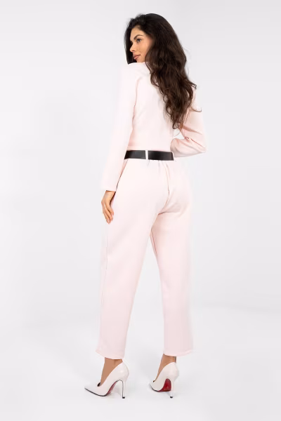 Spodnie Dresowe Model IT-SP-10006.76 Light Pink - Italy Moda — zdjęcie 3