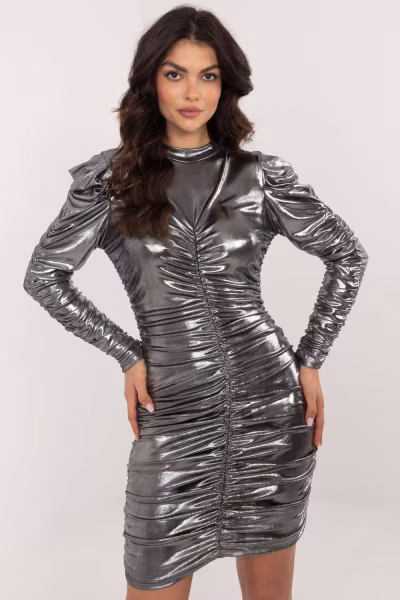 Sukienka Model DHJ-SK-15353.58P Dark Grey - Italy Moda — zdjęcie 1