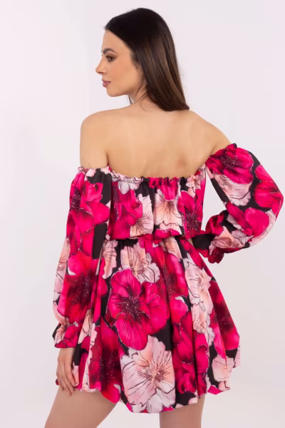 Sukienka Model MI-SK-A1447.84 Black/Pink - Italy Moda — zdjęcie 3