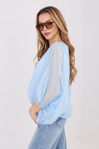 Bluzka Model IT-BZ-18868.81 Light Blue - Italy Moda — zdjęcie 2