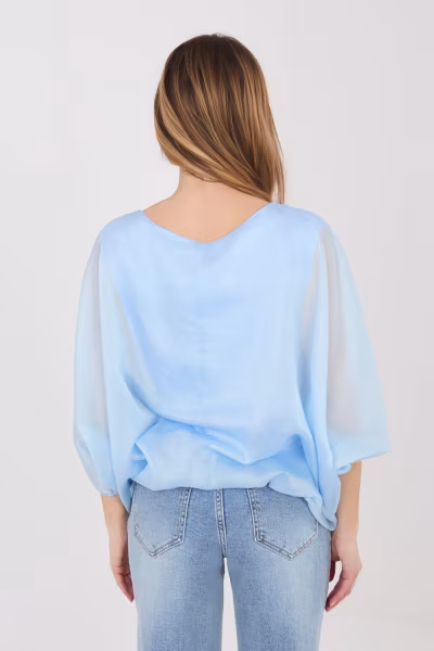 Bluzka Model IT-BZ-18868.81 Light Blue - Italy Moda — zdjęcie 3