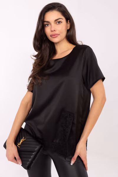 Bluzka Model MI-BZ-3297.28 Black - Italy Moda — zdjęcie 1