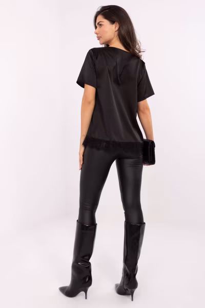 Bluzka Model MI-BZ-3297.28 Black - Italy Moda — zdjęcie 3