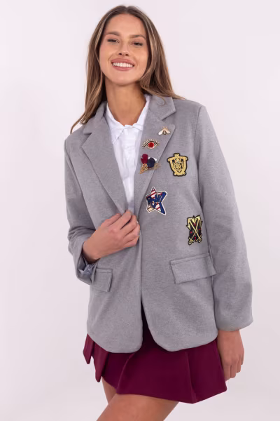 Marynarka Model DHJ-MA-A8770.47P Grey - Italy Moda — zdjęcie 1