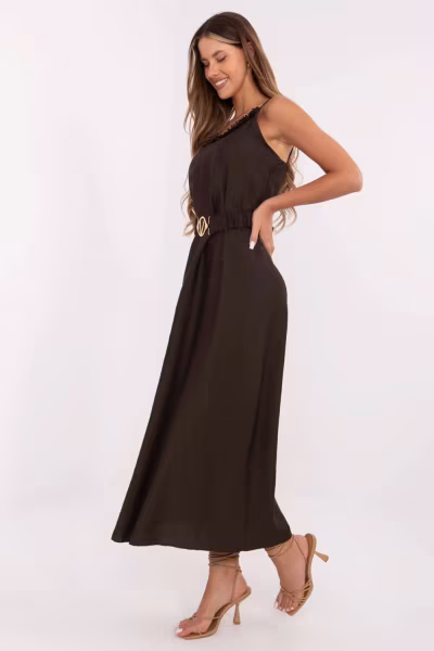 Sukienka Model MI-SK-A6401.00 Dark Brown - Italy Moda — zdjęcie 2