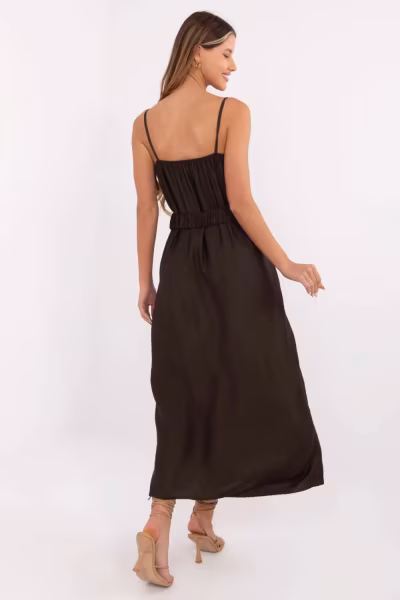 Sukienka Model MI-SK-A6401.00 Dark Brown - Italy Moda — zdjęcie 3