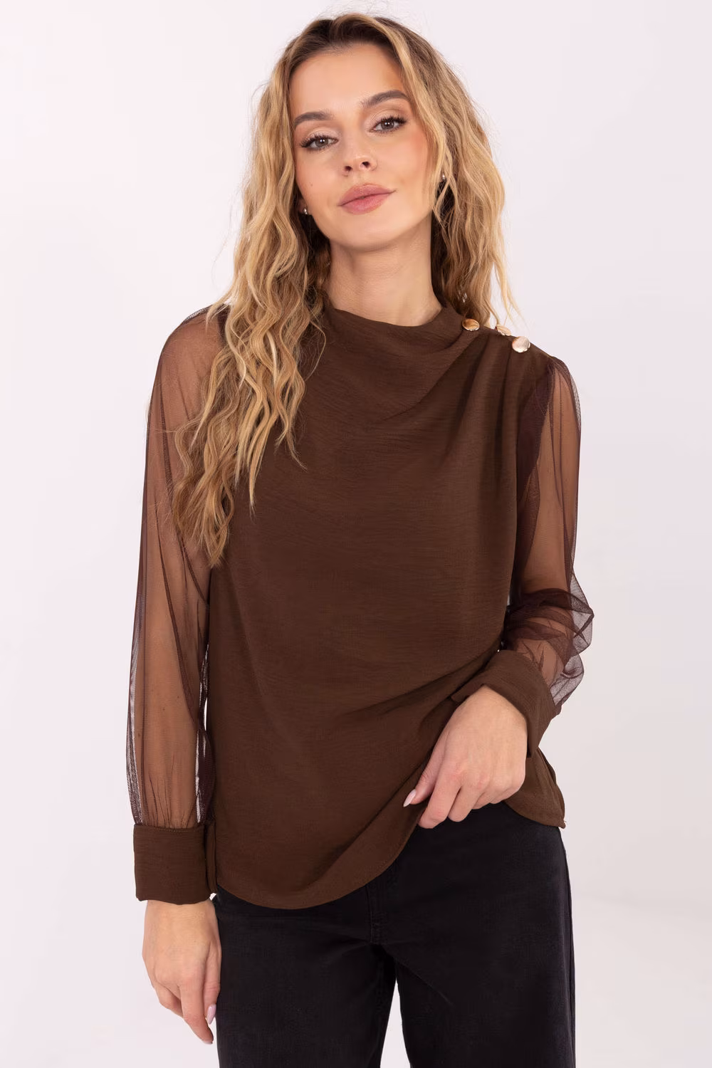 Bluzka Model MI-BZ-278519.03X Brown - Italy Moda