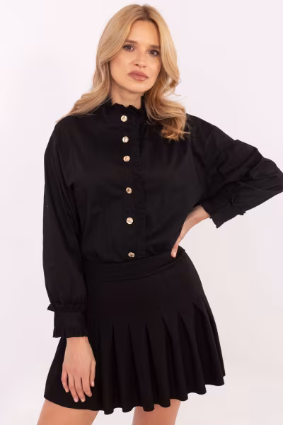 Koszula Damska Model MI-KS-C237.71 Black - Italy Moda — zdjęcie 1