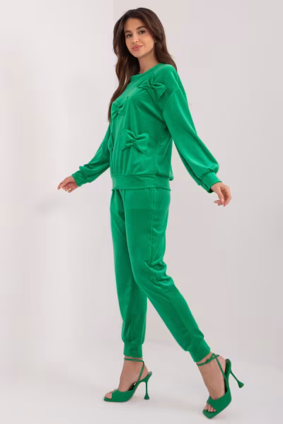 Spodnie Komplet Model DHJ-KMPL-8850.68 Green - Italy Moda — zdjęcie 2