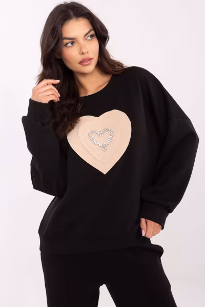 Bluza Damska Model MI-BL-271594.85 Black - Italy Moda — zdjęcie 1
