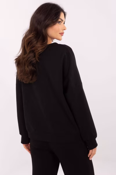 Bluza Damska Model MI-BL-271594.85 Black - Italy Moda — zdjęcie 3