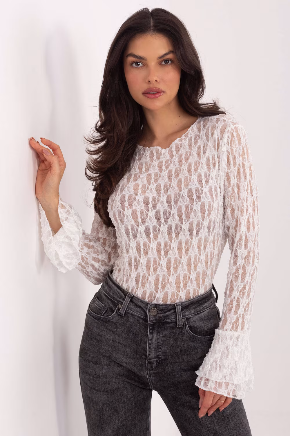 Bluzka Model IT-BZ-9970.97 White - Italy Moda