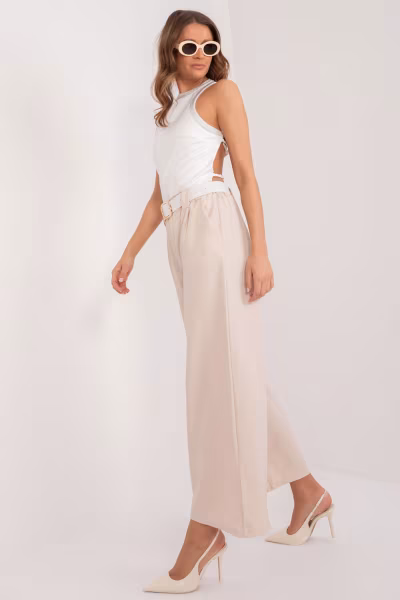 Spodnie Damskie Model DHJ-SP-5583.88 Light Beige - Italy Moda — zdjęcie 2