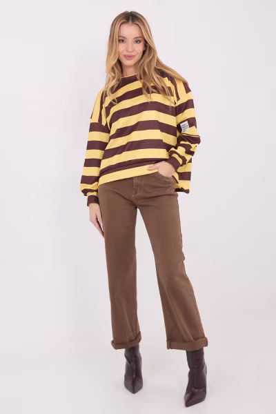 Bluza Damska Model IT-BL-9780.26 Brown - Italy Moda — zdjęcie 2