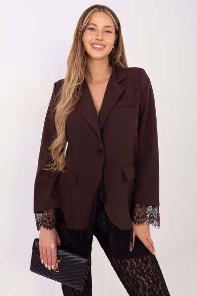 Marynarka Model MI-MA-A5288.68 Brown - Italy Moda — zdjęcie 1