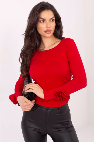 Bluzka Model IT-BZ-22079.55 Red - Italy Moda — zdjęcie 1
