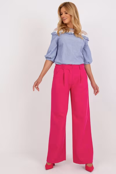 Spodnie Damskie Model DHJ-SP-15679-1.30X Dark Pink - Italy Moda — zdjęcie 1