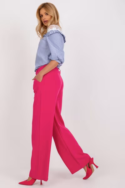 Spodnie Damskie Model DHJ-SP-15679-1.30X Dark Pink - Italy Moda — zdjęcie 2