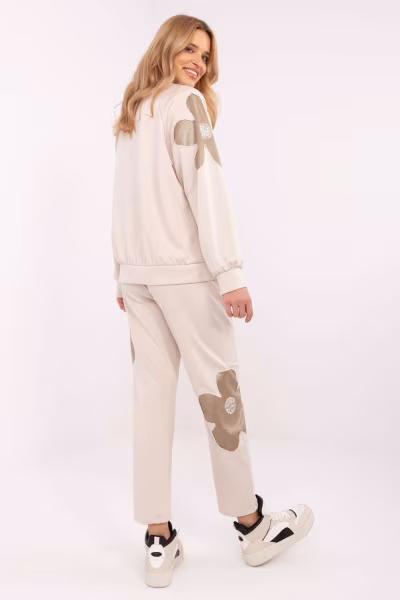 Spodnie Komplet Model MI-KMPL-M6122.60 Beige - Italy Moda — zdjęcie 2