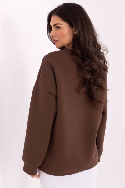 Bluza Damska Model MI-BL-4216.15 Brown - Italy Moda — zdjęcie 3