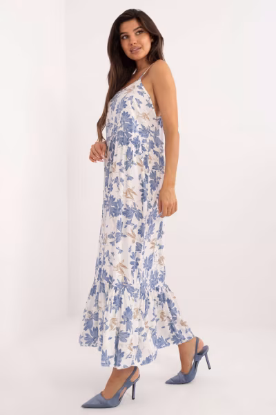 Sukienka Model DHJ-SK-7772.25 White/Blue - Italy Moda — zdjęcie 2