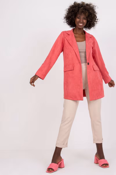 Marynarka Model DHJ-MA-15286.88 Pink - Italy Moda — zdjęcie 3
