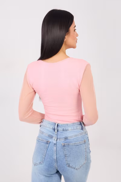 Body Model IT-BO-21601-1.89 Light Pink - Italy Moda — zdjęcie 3