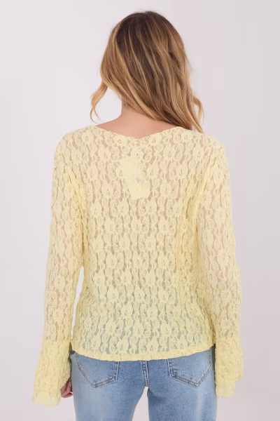 Bluzka Model IT-BZ-9970.97 Light Yellow - Italy Moda — zdjęcie 3