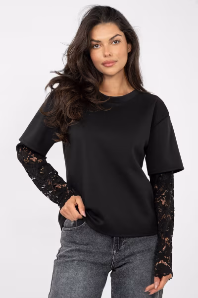 Bluzka Model IT-BZ-22128.27 Black - Italy Moda — zdjęcie 1