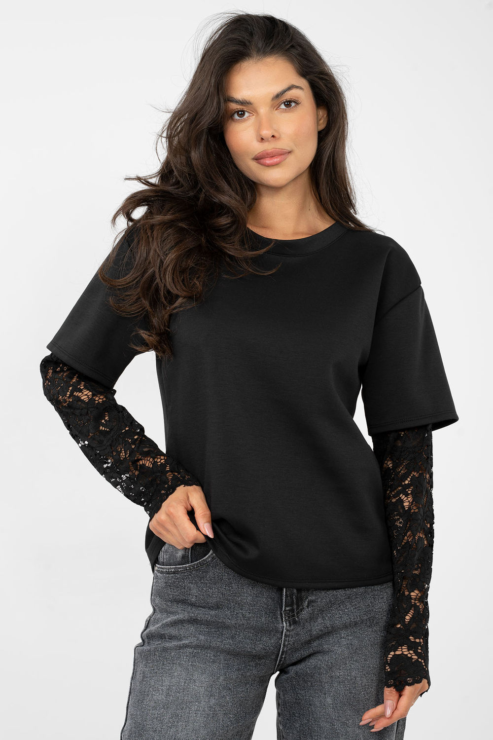 Bluzka Model IT-BZ-22128.27 Black - Italy Moda