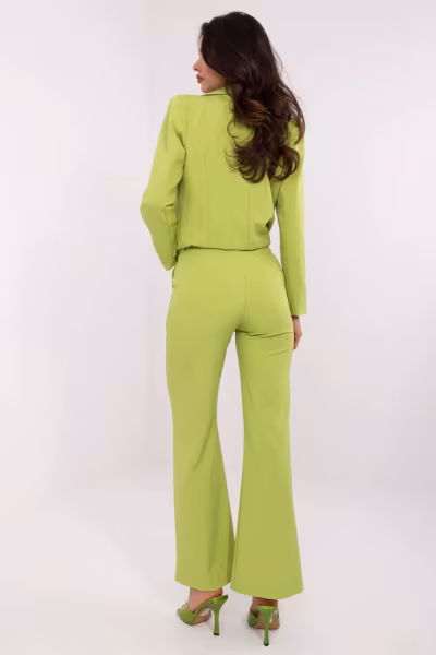 Spodnie Damskie Model DHJ-SP-18737.08 Limonka - Italy Moda — zdjęcie 3