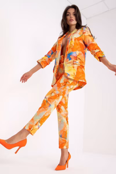 Marynarka Model DHJ-MA-7684A-1.22X Orange - Italy Moda — zdjęcie 2
