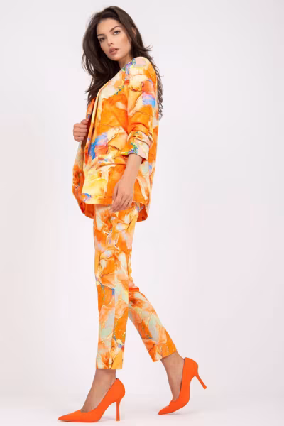 Marynarka Model DHJ-MA-7684A-1.22X Orange - Italy Moda — zdjęcie 3