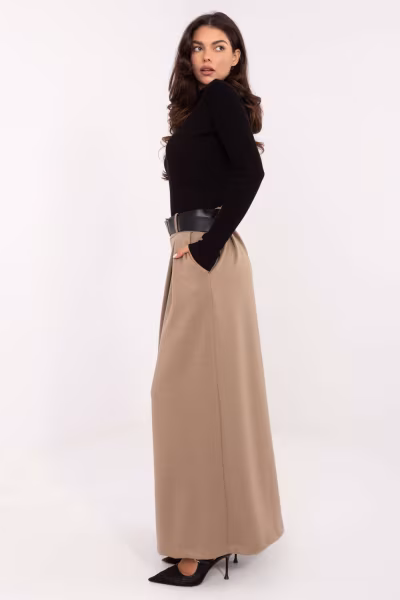 Spodnie Damskie Model IT-SP-17872.76 Dark Beige - Italy Moda — zdjęcie 2