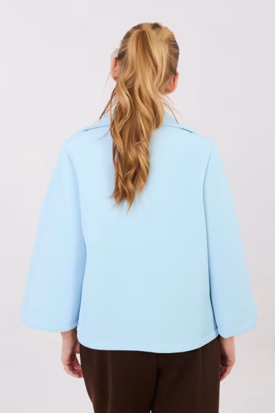 Płaszcz Damski Model IT-KR-FL8159-1.29 Light Blue - Italy Moda — zdjęcie 2