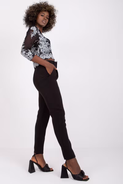 Spodnie Damskie Model DHJ-SP-12787.21X Black - Italy Moda — zdjęcie 2
