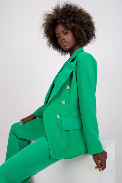 Marynarka Damska Model DHJ-MA-15555.00P Green - Italy Moda — zdjęcie 1