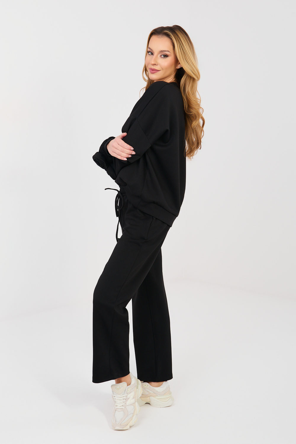 Spodnie Komplet Model IT-KMPL-10015.33 Black - Italy Moda