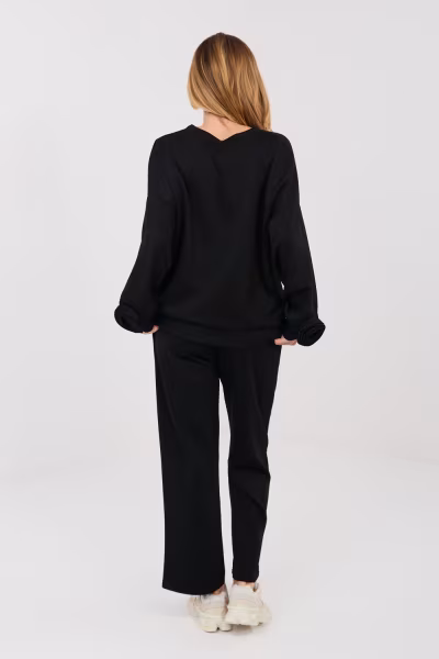 Spodnie Komplet Model IT-KMPL-10015.33 Black - Italy Moda — zdjęcie 2