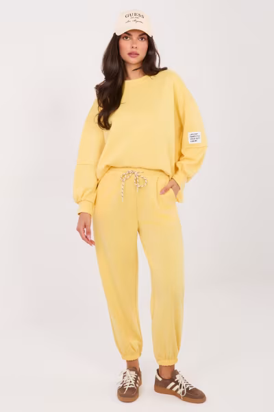Spodnie Komplet Model IT-KMPL-9781.15 Yellow - Italy Moda — zdjęcie 3