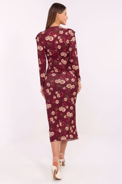 Sukienka Model IT-SK-21625-2.28 Bordo - Italy Moda — zdjęcie 3