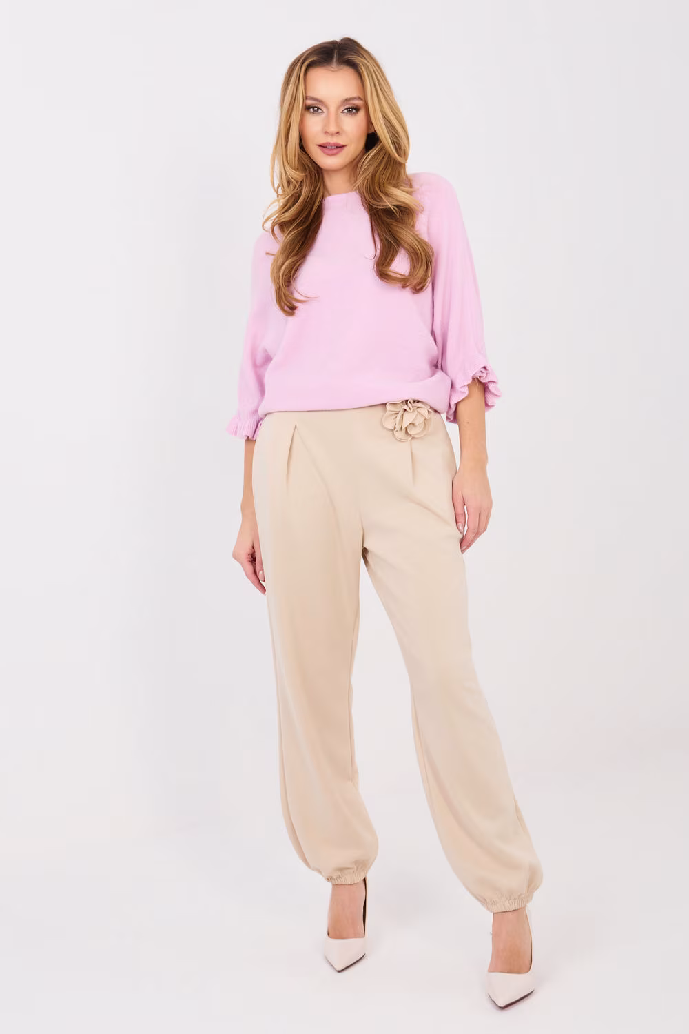 Spodnie Dresowe Model IT-SP-22197.64 Beige - Italy Moda