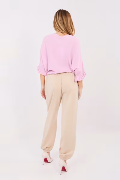 Spodnie Dresowe Model IT-SP-22197.64 Beige - Italy Moda — zdjęcie 3