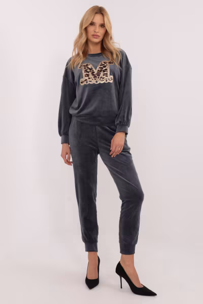 Spodnie Komplet Model DHJ-KMPL-8655-1.67 Grafit - Italy Moda — zdjęcie 1