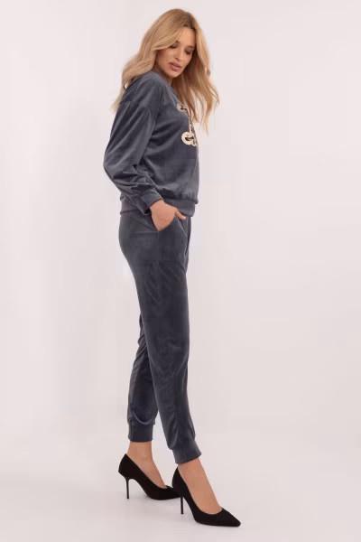 Spodnie Komplet Model DHJ-KMPL-8655-1.67 Grafit - Italy Moda — zdjęcie 2
