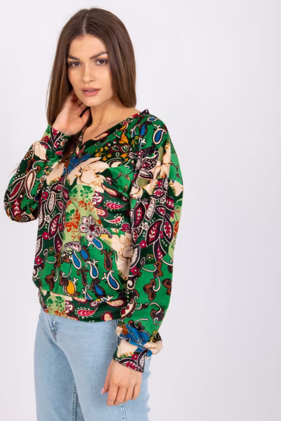 Bluzka Model DHJ-BZ-6033-2.46P Green - Italy Moda — zdjęcie 1