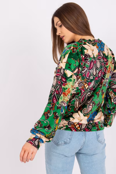 Bluzka Model DHJ-BZ-6033-2.46P Green - Italy Moda — zdjęcie 3